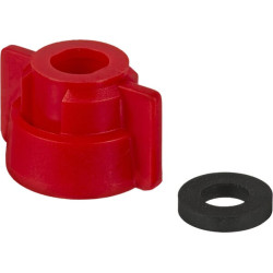 Antgalio dangtelis, bajonetinis, SW11, raudonas, su tarpine, Geoline 8253004P025