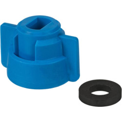 Purkštuko dangtelis, bajonetinis, SW11, mėlynas, su tarpine, Geoline 8253027P025