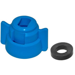 Antgalio dangtelis, bajonetinis, SW8, mėlynas, su tarpine, Geoline 8253003P025