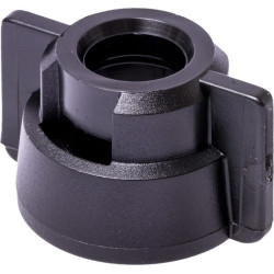 Antgalio dangtelis, bajonetinis, Ø12,6, juodas, su tarpine, Geoline 8253050P025