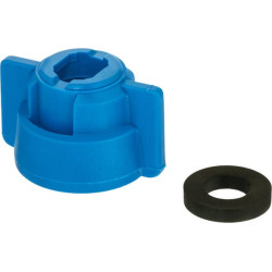 Antgalio dangtelis, bajonetinis, SW8/10, mėlynas, su tarpine, Geoline 8253079P025