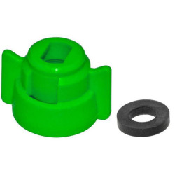 Antgalio dangtelis, bajonetinis, SW8, žalias, su tarpine, Geoline 8253002P025