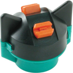 Dvigubas antgalio dangtelis, bajonetinis, SW8, juodas, su tarpine, Hypro 152607TC