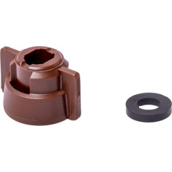 Antgalio dangtelis, bajonetinis, SW8/10, rudas, su tarpine, Geoline 8253083P025