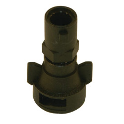 Antgalio adapterio dangtelis, bajonetinis, juodas, „TeeJet 902037“