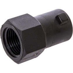 Antgalio adapterio dangtelis, srieginis, bajonetinis, juodas, Arag 400276