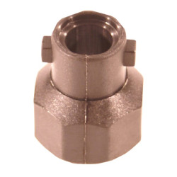 Antgalio adapterio dangtelis, srieginis, bajonetinis, juodas, Arag 400277