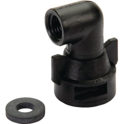 Antgalio dangtelis, bajonetinis, srieginis, juodas, „TeeJet QJ46769014NYR“