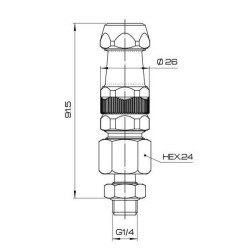 Purškimo antgalis M60 18 mm 606101118
