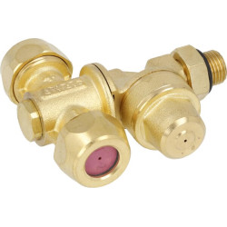 Dvigubas žalvarinis antgalio laikiklis keraminei plokštelei F20002