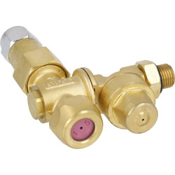 Dvigubas reguliuojamas žalvarinis antgalio laikiklis H1,2 P.1,5 F20003