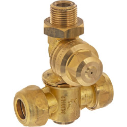 Purkštuko laikiklis M75 G3/8M 2xØ18 M75110016