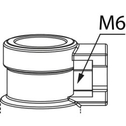 Greito sujungimo antgalio laikiklis D8 0.5B 402825