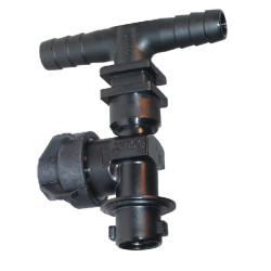 Antgalio laikiklis ISO dcv dvigubas 3/8" žarnos antgalis 19350212406NYB