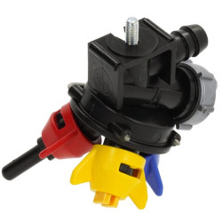 Purkštuko laikiklis, pilnas, 3 padėčių, 1 žarnos antgalis 65004036100000