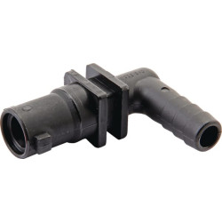 Antgalio laikiklis alkūnei 3/8" 9,5 mm žarnos antgalis „Teejet“ 18638111540NYB