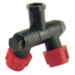 Antgalio laikiklis 1/4" + 3/8" veržlė 404170