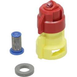 Dvigubo vėduoklinio antgalio antgalis TDVR 110° 03, geltonas, keraminis, Agrotop TDVR2HS