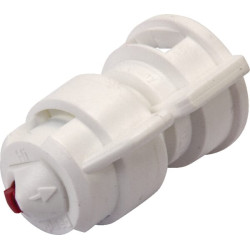 Dvigubo vėduoklinio antgalio antgalis TDHS 110° 08, baltas, keraminis, Agrotop TDHS11008