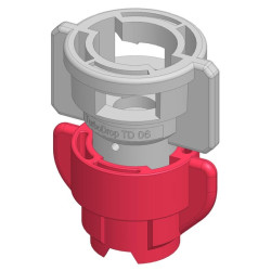 Oro įpurškimo antgalis TDXL 110° 06 pilkas plastikinis Agrotop TDXL11006