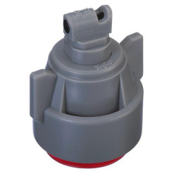 Oro įpurškimo antgalis TTI 110° su tarpine ir dangteliu 06 pilkas plastikinis TeeJet TTI11006VPCE