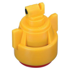 Oro įpurškimo antgalis TTI 110° su tarpine ir dangteliu 02 geltonas plastikinis TeeJet TTI11002VPCE