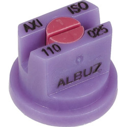 Plokščias vėduoklinis antgalis AXI 110° 025 violetinis keraminis Albuz AXI110025