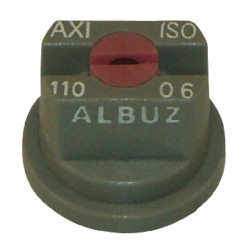 Plokščias vėduoklinis antgalis AXI 110° 06 pilkas keraminis Albuz AXI11006
