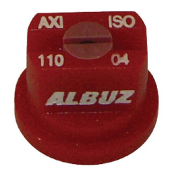 Plokščias vėduoklinis antgalis AXI 110° 04 raudonas keraminis Albuz AXI11004