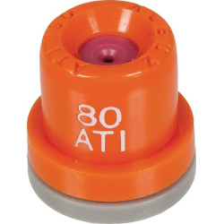 Oro įpurškimo tuščiaviduris kūginis antgalis ATI 80° 01 oranžinis keraminis Albuz ATI8001