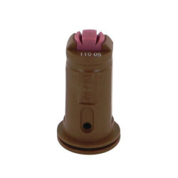 Dvigubo vėduoklinio oro įpurškimo antgalis AVI TWIN 110° 05 rudas keraminis Albuz AVITWIN11005