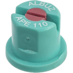 Plokščias vėduoklinis antgalis APE 110° 12 šviesiai mėlynas keraminis Albuz APE110TURQUOISE