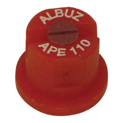 Plokščias vėduoklinis antgalis APE 110° 02 oranžinis keraminis Albuz APE110ORANGE