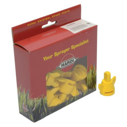 Trąšų purkštukų rinkinys, 5 skylių, 02 geltonas, Syntal, 12 vnt., Hardi 75080200