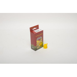 Plokščiųjų vėduoklinių antgalių rinkinys LD 110° 02 geltonas sintalas, 12 vnt. Hardi 755710AKY