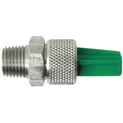 Plataus kampo antgalis XT 110° 015 žalias plastikinis Hypro XT010