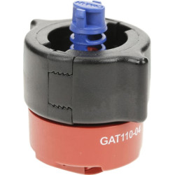 Dvigubas plokščias vėduoklinis antgalis „Guardian AIR Twin“ 110° 04, raudonas, plastikinis, „Hypro GAT11004“