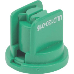 Plokščias vėduoklės formos antgalis ULD 120° 015 žalias plastikinis Hypro ULD120015