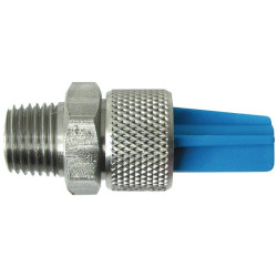 Plataus kampo antgalis XT 110° 03 mėlynas plastikinis Hypro XT020