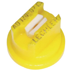 Plokščias vėduoklinis antgalis AD 120° 02 geltonas keraminis Lechler AD12002C