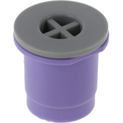 Tuščiaviduris kūginis antgalis TR 60° 005 keraminis šviesiai violetinis TR60005AKD