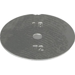 Dozavimo angos plokštelės Ø kiaurymė 1,8 mm SS 0500301C0400