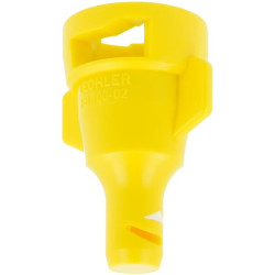 Ne centre esantis trąšų purkštukas FB 02, geltonas, plastikinis, FB02