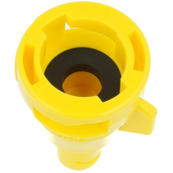 Ne centre esantis trąšų purkštukas FB 02, geltonas, plastikinis, FB02