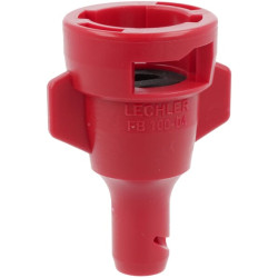 Ne centre esantis trąšų purkštukas FB 04, raudonas, plastikinis, FB04