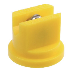 Plokščias vėduoklinis antgalis LU 120° 02 geltonas nerūdijantis plienas Lechler LU12002S