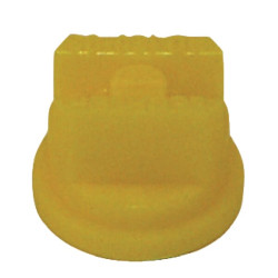 Plokščias vėduoklinis antgalis AD 120° 02 geltonas plastikinis Lechler AD12002POM