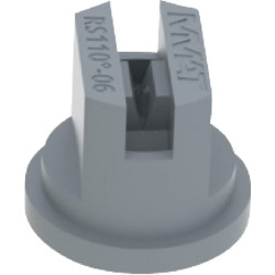 Plokščias vėduoklinis antgalis RS 110° 06 pilkas plastikinis MMAT RSMM11006