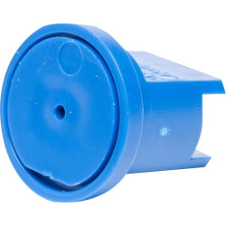Dviejų srautų apsaugos nuo dreifavimo antgalis AZT 110° 03, mėlynas plastikinis MMAT AZT11003