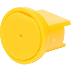 Dviejų srautų apsaugos nuo dreifavimo antgalis AZT 110° 02, geltonas plastikas MMAT AZT11002